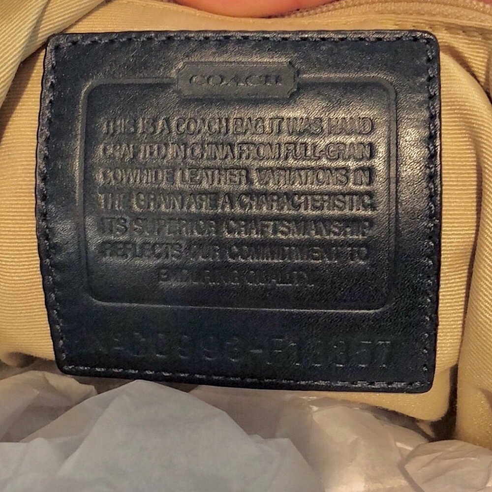 COACH Vintage Legacy Rugby Duffle Feeder Bag - Picture 9 of 17